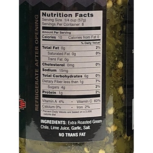 Santa Fe Ole Extra Roasted Green Chile, 16 Oz