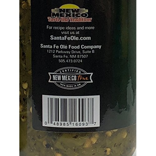 Santa Fe Ole Extra Roasted Green Chile, 16 Oz