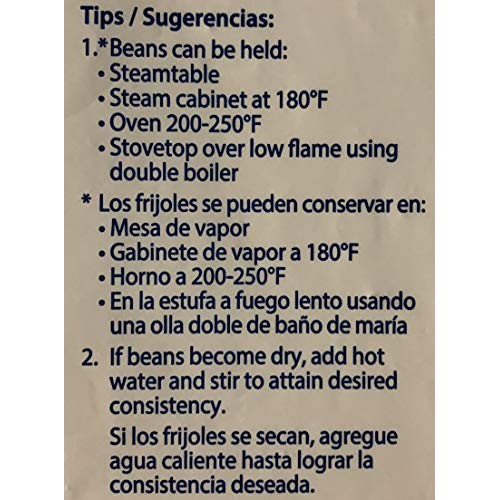 Santiago Low Sodium Dehydrated Vegetarian Refried Beans With Who