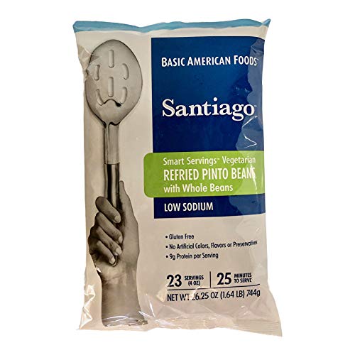 Santiago Low Sodium Dehydrated Vegetarian Refried Beans With Who