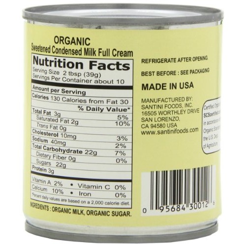 California Farm Condensed Milk Green, 14-Ounce Can Pack Of 6