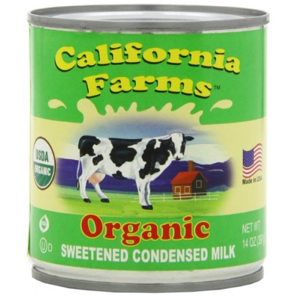 California Farm Condensed Milk Green, 14-Ounce Can Pack Of 6