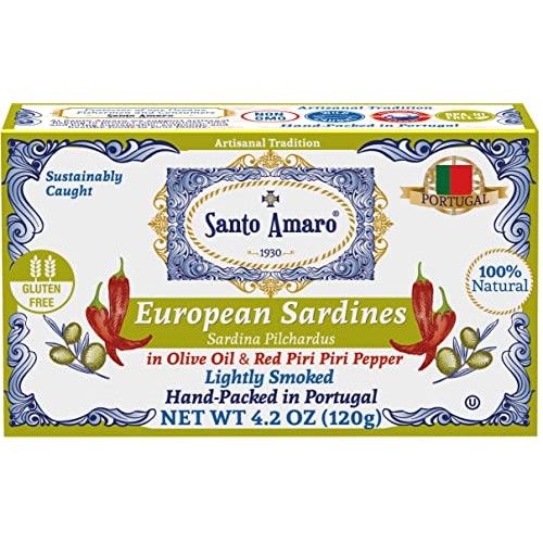 Santo Amaro - Authentic European Sardines in Olive Oil & Red Pir...