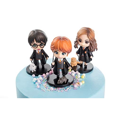 Harry Potter Cake Toppers Figures Characters Set Of 3 Exquisite