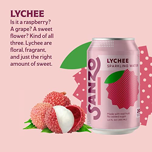 Sanzo Flavored Sparkling Water Variety Pack - 12-Pack - Calamans