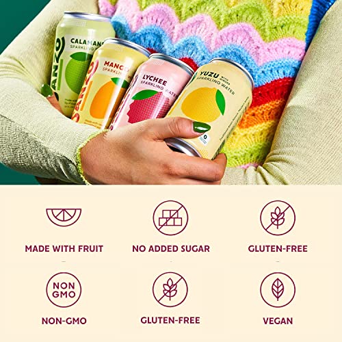 Sanzo Flavored Sparkling Water Variety Pack - 12-Pack - Calamans