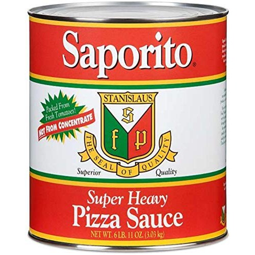 Saporito, Stanislaus Super Heavy Pizza Sauce, Chicago-Style Pizz