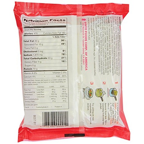 Sapporo Ichiban Ramen Noodles, Original, 3.50 Ounce Pack Of 24