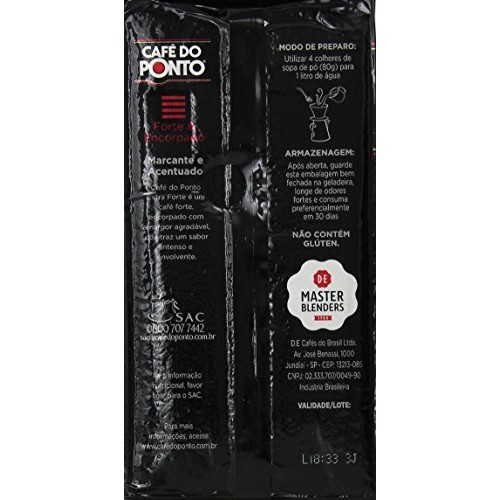 Caf Do Ponto Coffee, Extra Forte, 17.6-Ounce Packages Pack Of 4