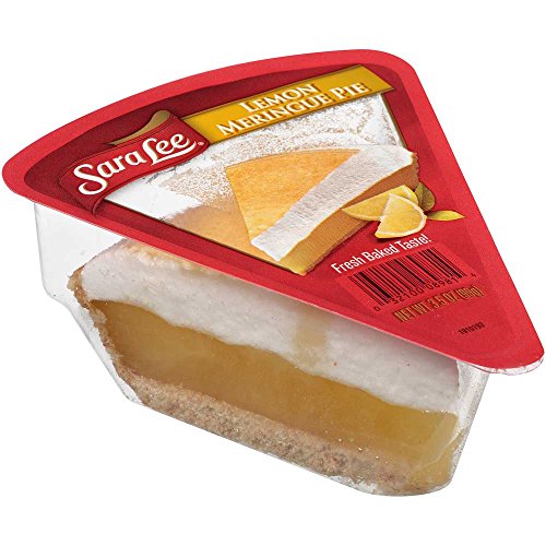 Sara Lee Lemon Meringue Pie Slice, 3.5 Ounce -- 24 Per Case.