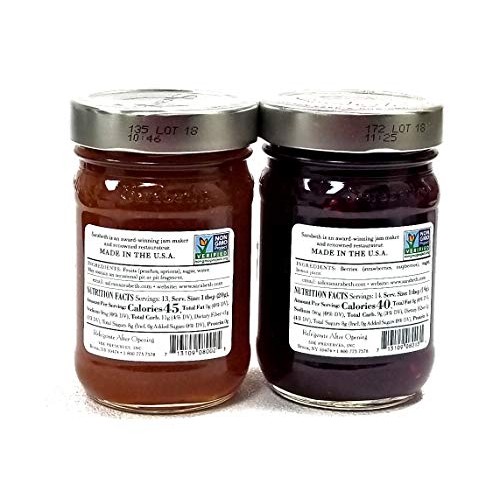 Sarabeths Two Jar Gift Box Set - Two 9 oz. jars - Peach Apricot...