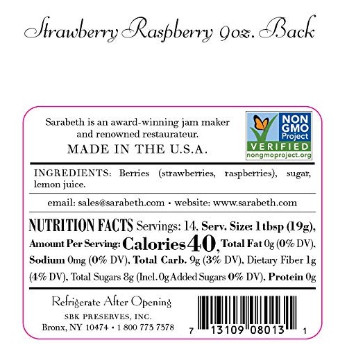 Sarabeths Two Jar Gift Box Set - Two 9 oz. jars - Peach Apricot...