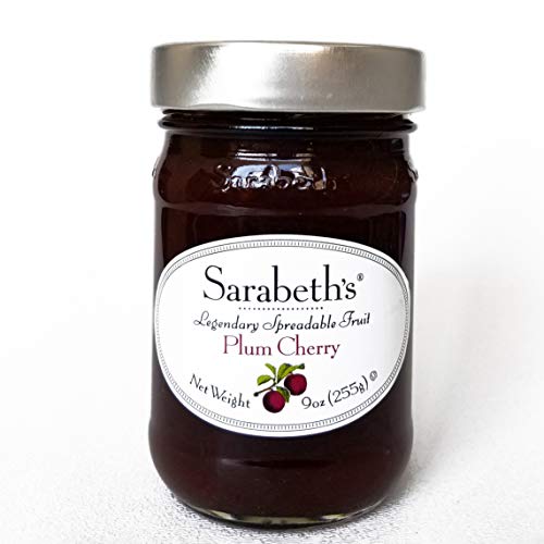 Sarabeths Two Jar Gift Box Set - Two 9 oz. jars - Plum Cherry a...