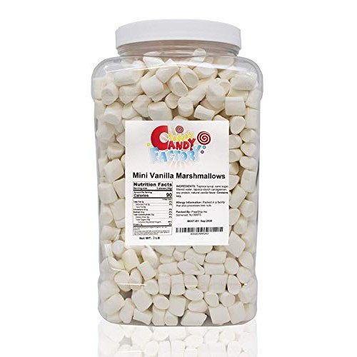 Dandies All Natural Vegan Mini Vanilla Marshmallows In Jar 3 Lb