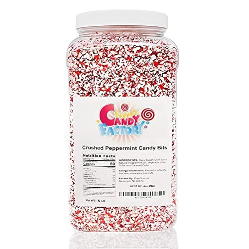 Sarahs Candy Factory Crushed Peppermint Candy Pieces Bits In Ja