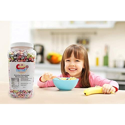 Sarahs Candy Factory Assorted Dehydrated Marshmallow Bits In Ja