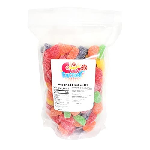 Sarahs Candy Factory Assorted Fruit Slice 5 Lbs in Bag