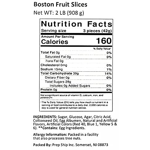 Sarahs Candy Factory Assorted Fruit Slice Candy Gift in Tray, 2...