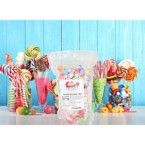 Sarahs Candy Factory Assorted Salt Water Taffy In Bag, 2 Lbs