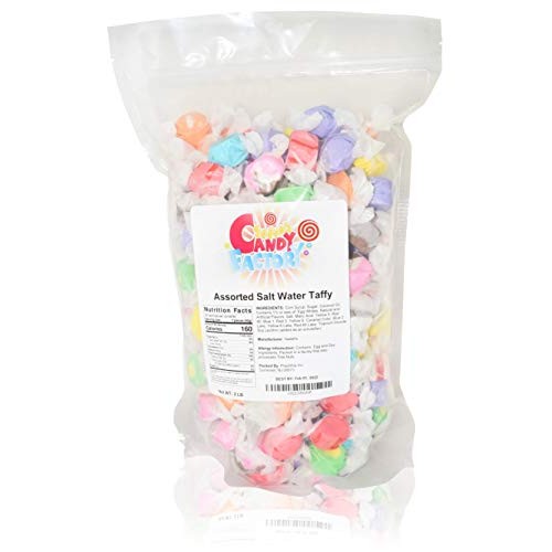 Sarahs Candy Factory Assorted Salt Water Taffy In Bag, 2 Lbs