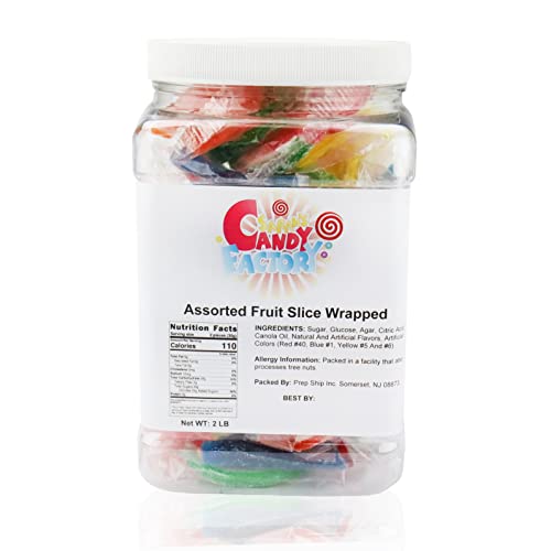 Sarahs Candy Factory Individually Wrapped Assorted Fruit Slice ...