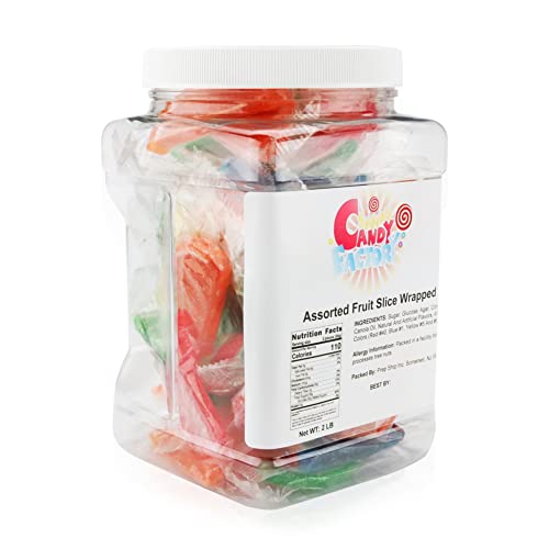 Sarahs Candy Factory Individually Wrapped Assorted Fruit Slice ...