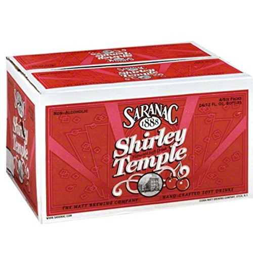 Saranac World Famous Hand-Crafted Shirley Temple Soda Soft Drink