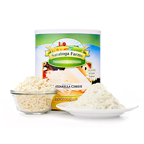 Saratoga Farms Freeze-Dried Mozzarella Cheese, Freeze-Dried Emer...