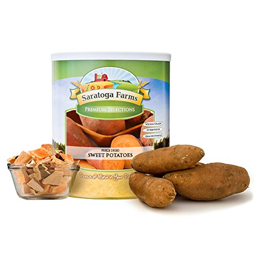 Saratoga Farms Freeze Dried Sweet Potatoes, 1 Emergency Food Sto