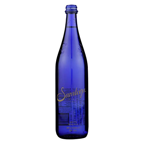 Saratoga Sparkling Spring Water - 28 Oz. Carbonated, Pack Of 12