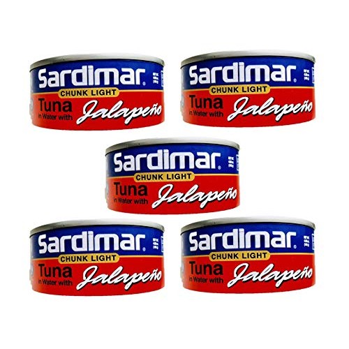 Atun Sardimar - Tuna With Jalapeno Chunk Light In Water 4.98 Oz