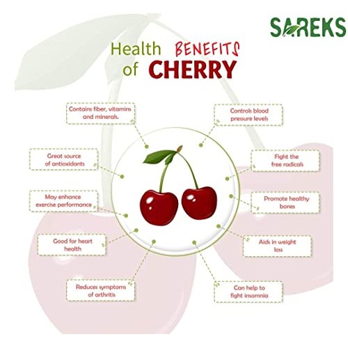 Organic Dried Tart Cherries Unsweetened - No Sugar - No Oil, Uns...