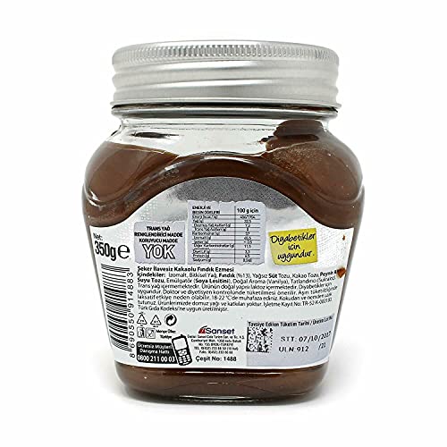 Sarelle Chocolate and Hazelnut Spreads Turkish Chocolate w Ha...