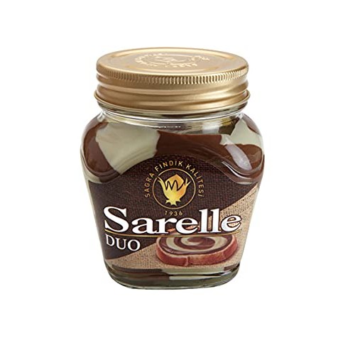 Sarelle Duo Hazelnut and Cacao Spread 12.34oz Product of Turkey ...