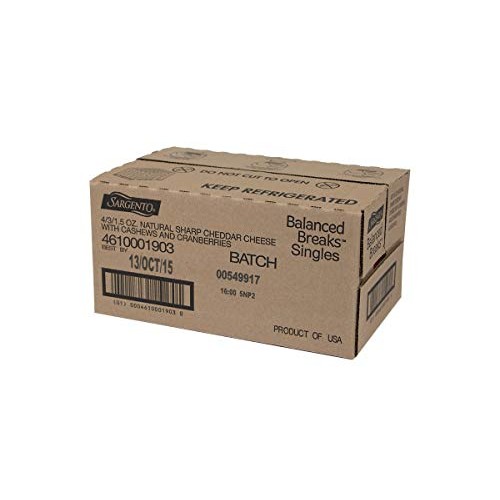 Sargento Balanced Breaks Single Natural Sharp Cheddar Cheese Wit