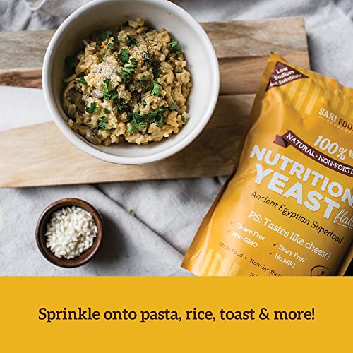 Non Fortified Nutritional Yeast Flakes, Whole Foods Based Protei Non Fortified Nutritional Yeast Flakes, Whole Foods Based Protei