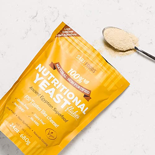 Non Fortified Nutritional Yeast Flakes, Whole Foods Based Protei Non Fortified Nutritional Yeast Flakes, Whole Foods Based Protei