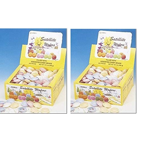 Satellite Wafers Flying Saucers Candy Old Fashioned 240 2-Pack Satellite Wafers Flying Saucers Candy Old Fashioned 240 2-Pack