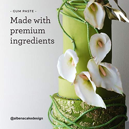 Satin Ice Red Gum Paste, Vanilla, 2 Pounds