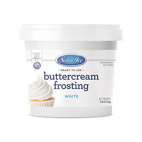 Satin Ice White Buttercream Frosting - 3lb - Pail