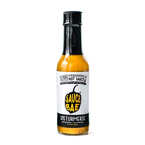 Sauce Bae Skinny Habanero Hot Sauce - Made With Turmeric, Low So