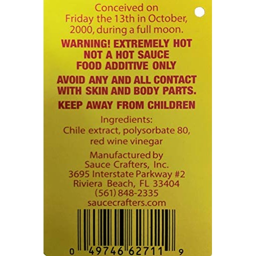 Satans Blood Chile Pepper Extract Hot Sauce, 1.35 Ounce