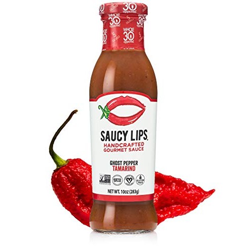 Saucy Lips Ghost Pepper Tamarind Sauce, Gourmet Sauces And Marin