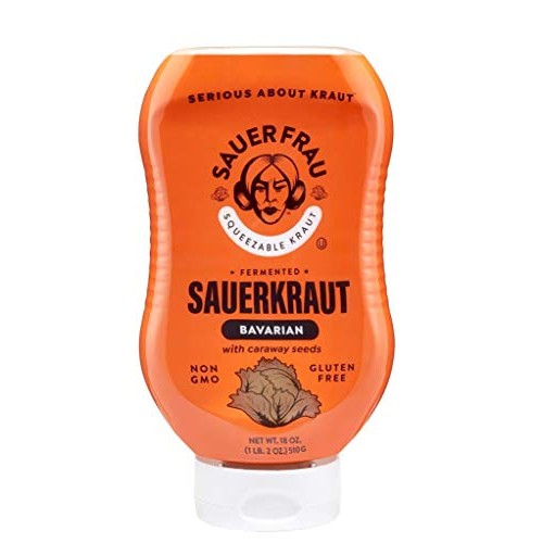Sauer Frau, Sauerkraut Squeezable Mildly Sweet Bavarian Gluten-F