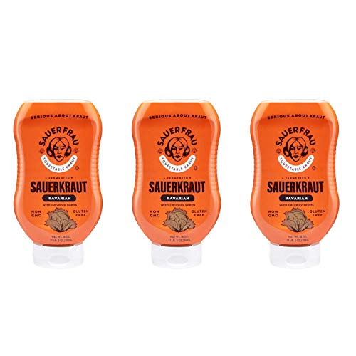 Sauer Frau Squeezable Gluten-Free &Amp; Vegan Sauerkraut Bavarian W