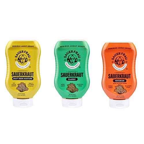 Sauer Frau Squeezable Gluten-Free &Amp; Vegan Sauerkraut Variety Pa