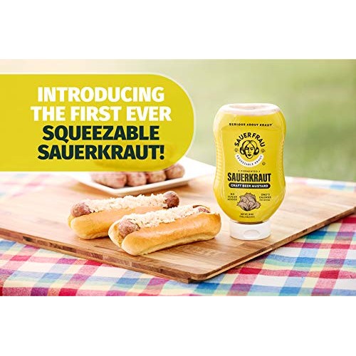 Sauer Frau Squeezable Low-Sugar &Amp; Vegan Sauerkraut Craft Beer M