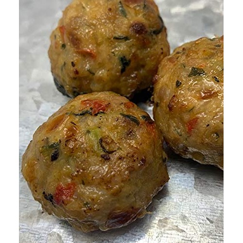 Pork Sausage Meatballs With Provolone, Broccoli Rabe &Amp; Peppers–B