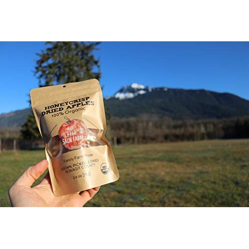 Sauk Farm Llc Honeycrisp Dried Apples, Certified Organic, Vegan,