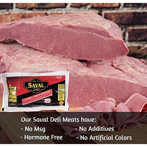 Saval Deli First Cut Corned Brisket Beef - High Grade Gluten Fre...